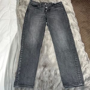 Levi’s washed black (break a leg) wedgie jeans